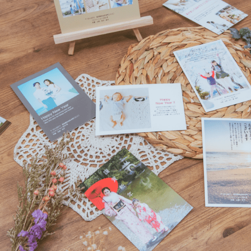 GLAM PRINTで作った年賀状の写真